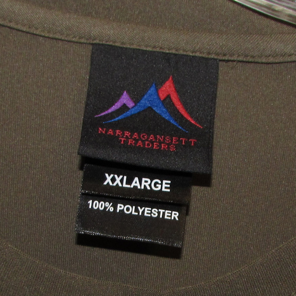 Narragansett Traders Long Sleeve XXL Olive Shirt - Picture 4 of 5